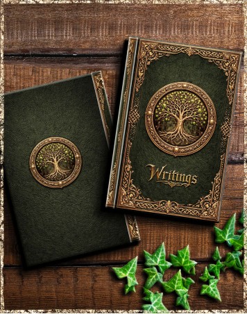 Notizbuch Yggdrasil grün gold